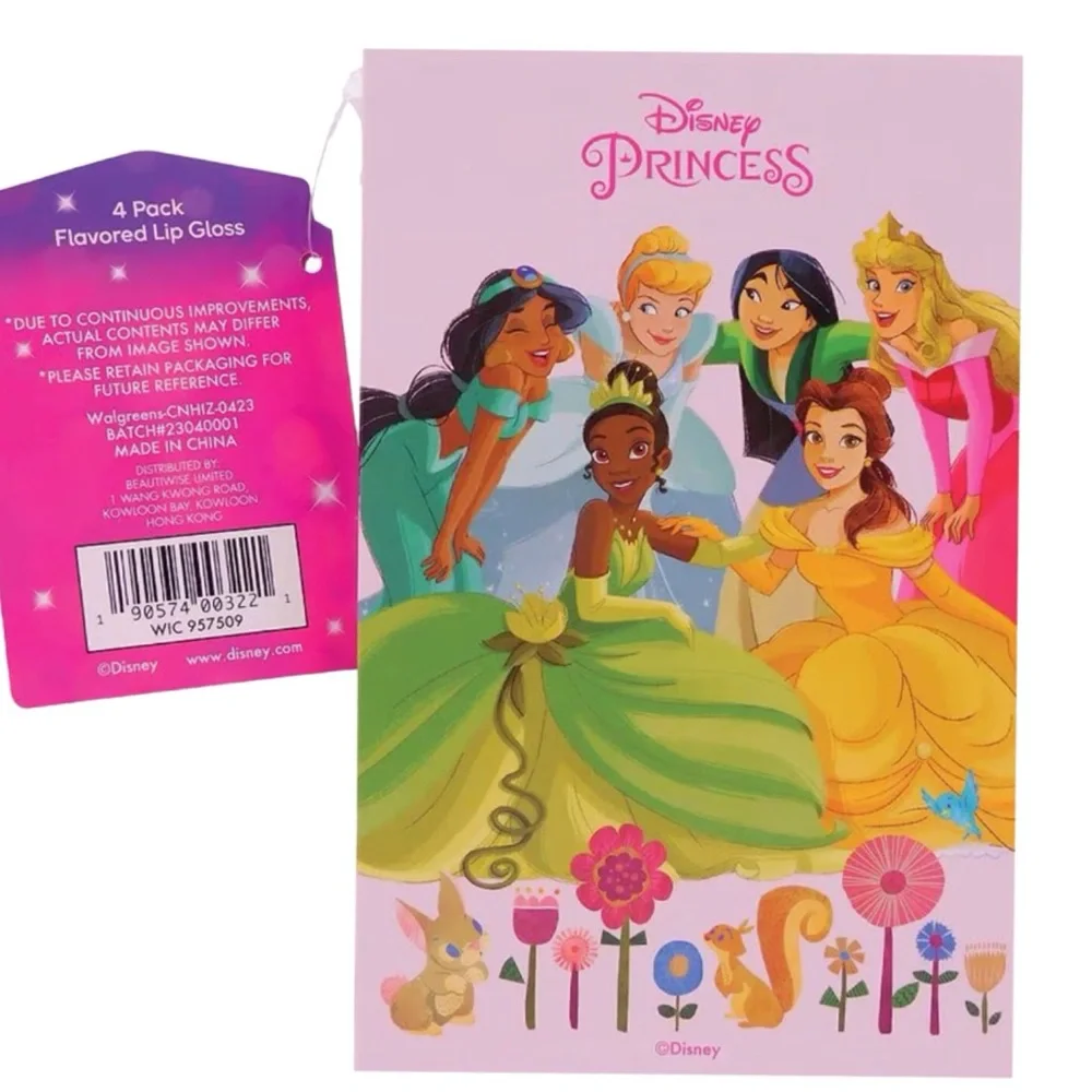Disney Princess Flavored Lip Gloss Set (NWT)